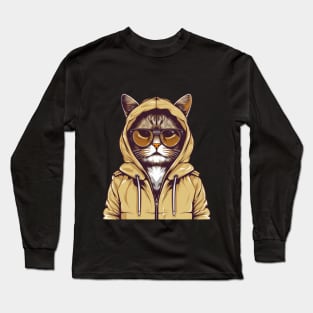 Cat Dude Long Sleeve T-Shirt